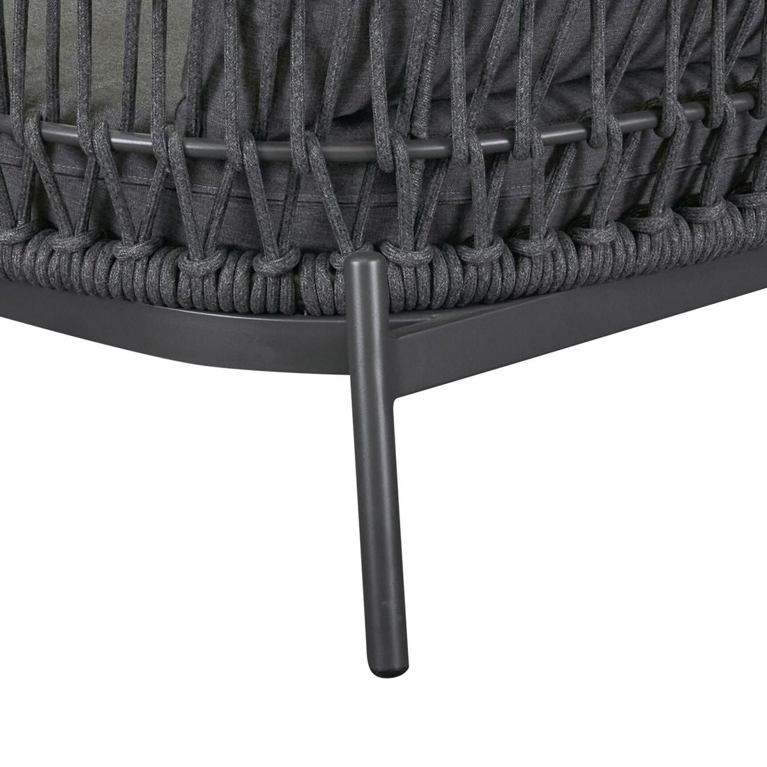 Daybed Bari aluminium tau 148x164 cm antrasitt oversikt i uterom