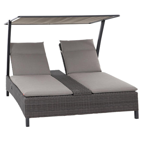 Daybed Corido justerbar flettverk aluminium bakside