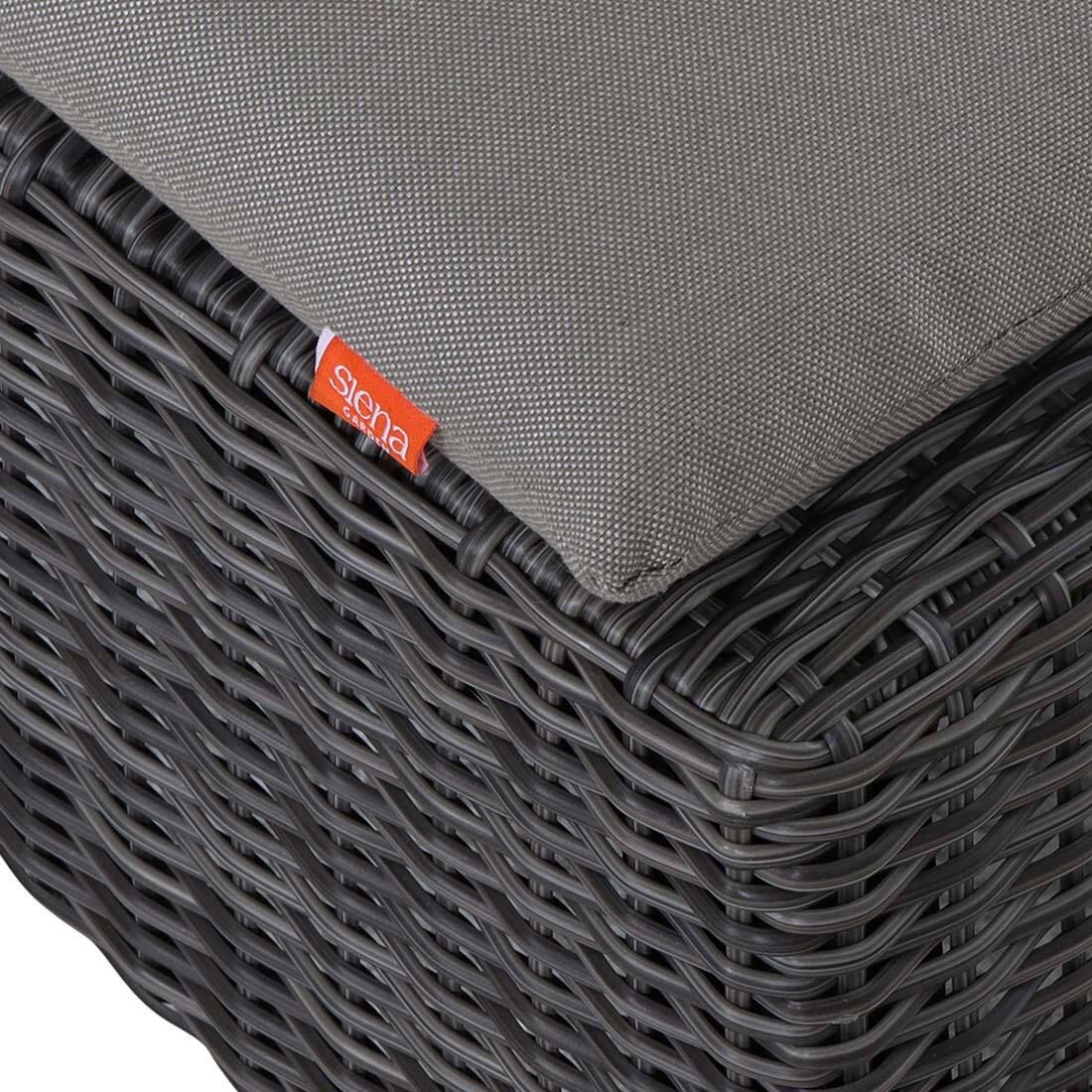 Daybed Corido justerbar flettverk aluminium utsikt fra oven