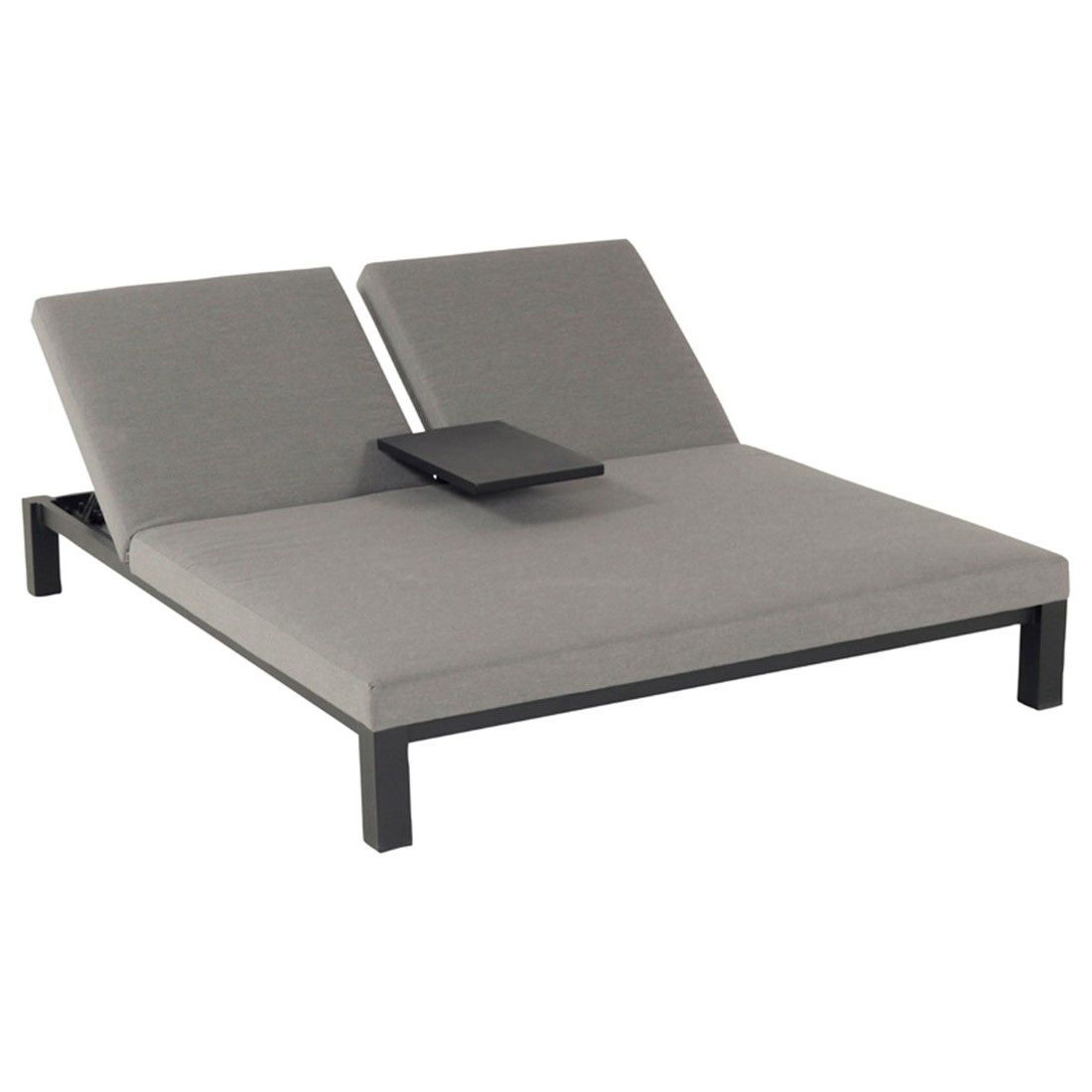 Daybed Eva justerbar aluminium Sunbrella bakside