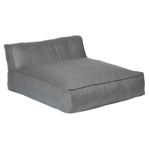 Daybed Grow utestoff 145x130 cm coal forfra