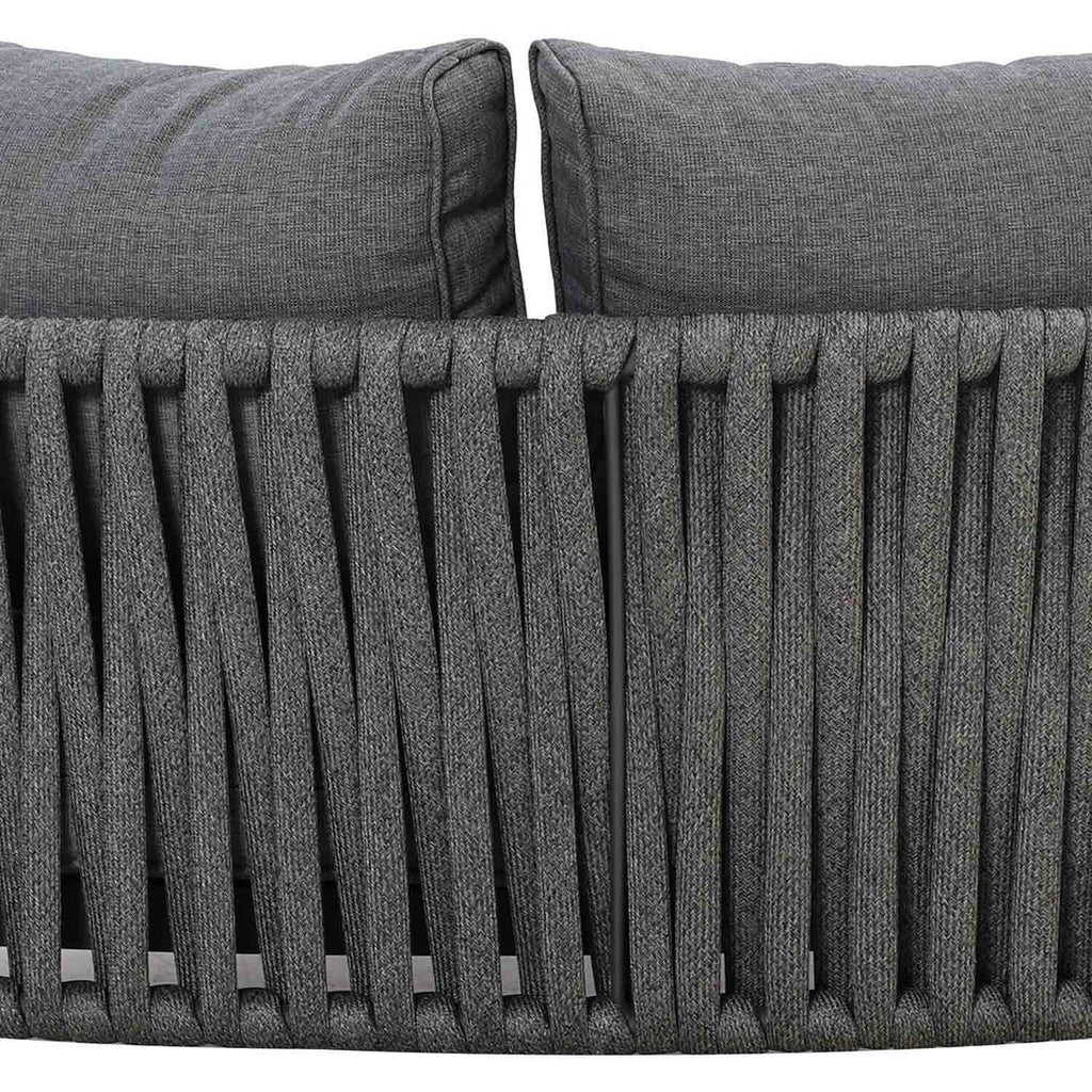 Daybed Lena aluminium tau 164x145 cm antrasitt utendørs