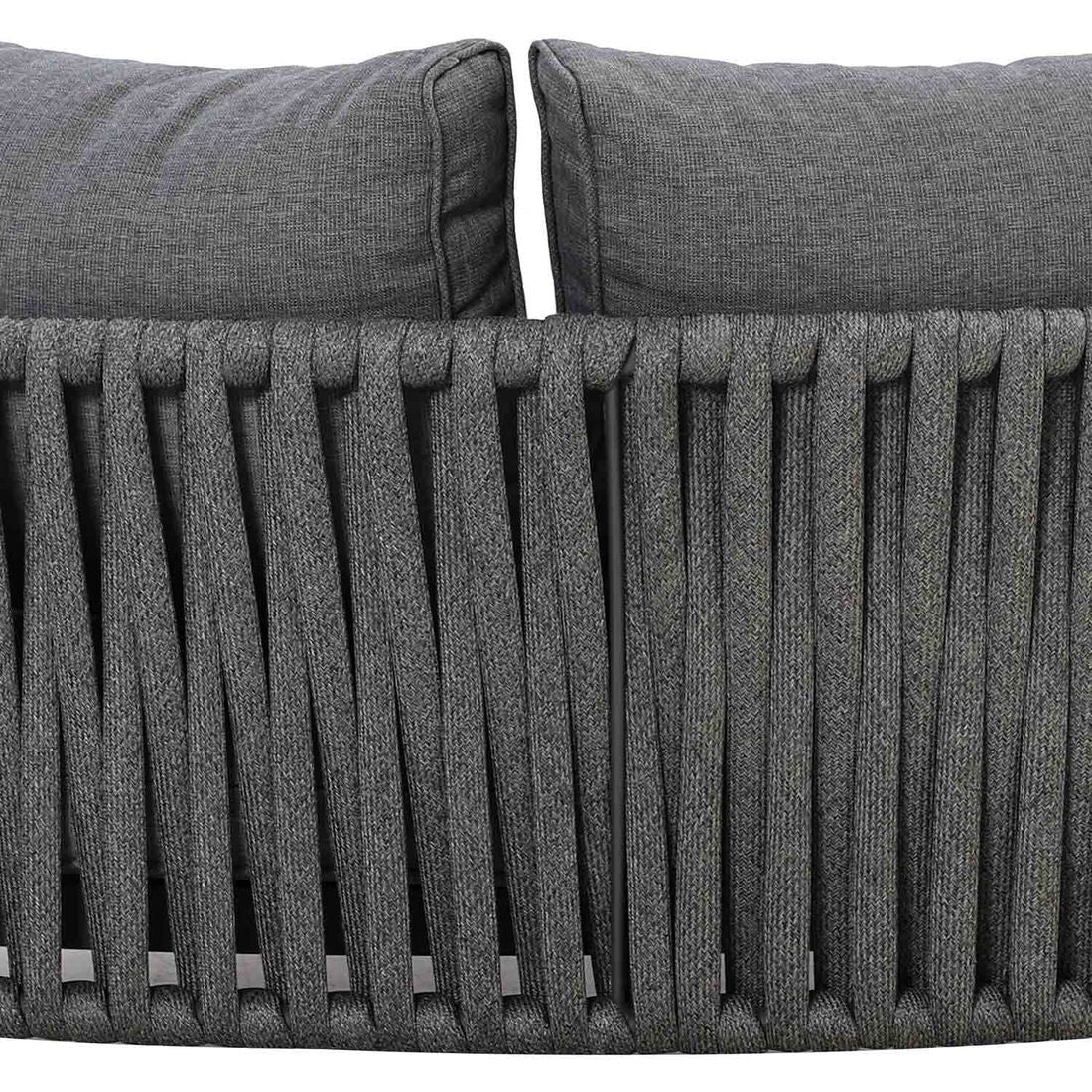 Daybed Lena aluminium tau 164x145 cm antrasitt utendørs