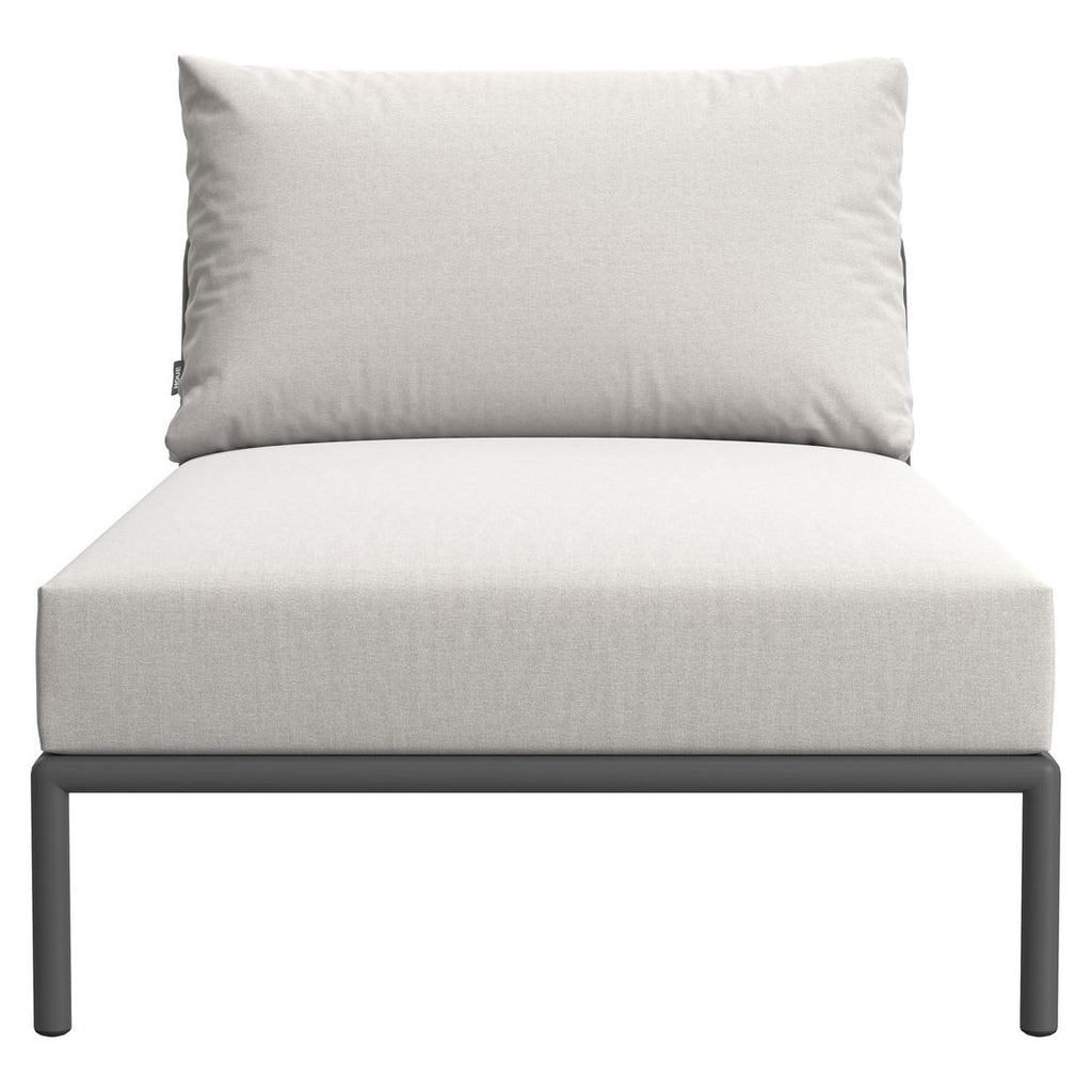 Daybed Level 2 aluminium/Sunbrella 81x139 cm sideprofil