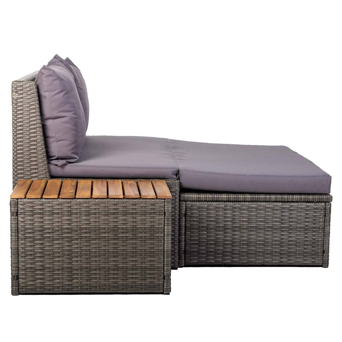 Daybed multifunksjonell aluminium/polyrotting - OUTLIV.