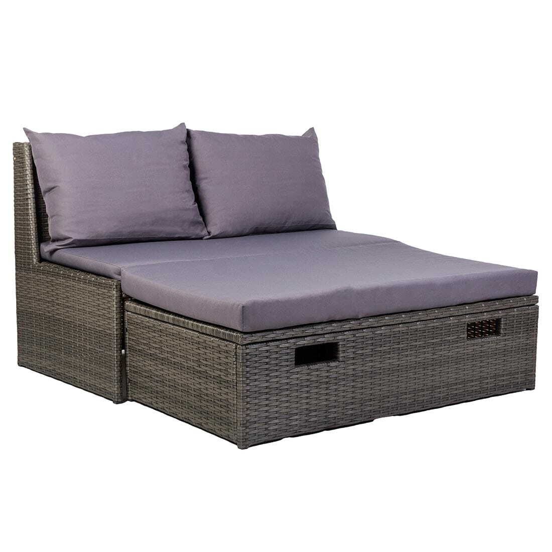 Daybed multifunksjonell aluminium/polyrotting - OUTLIV.