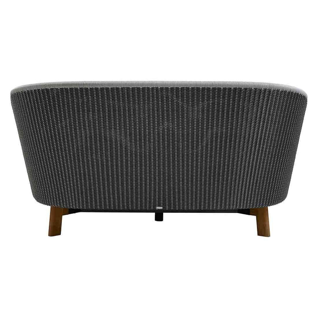 Daybed Peacock teak/aluminium/flettverk med bord - Cane-line
