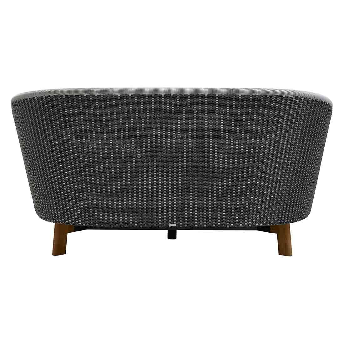 Daybed Peacock teak/aluminium/flettverk med bord - Cane-line