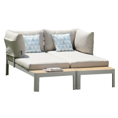 Daybed Portals aluminium olefin LifestyleGarden bakside