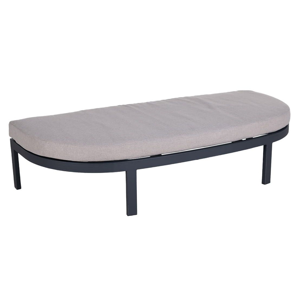 Daybed Romeo aluminium/polyester 178x152 cm - OUTLIV detalj av aluminiumsramme