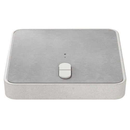 Dekorplate til betong-rullesokkel Z 90 kg, 80x80 cm Glatz grå