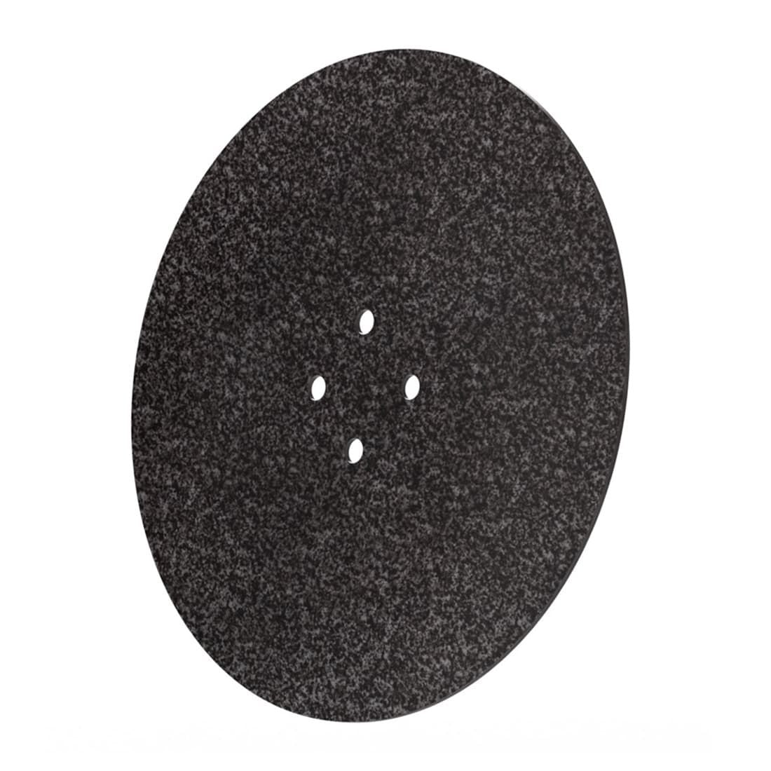 Dekorplate for Easy Move Switch Ø53 cm mørkegrå forfra