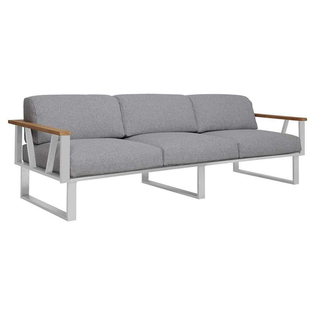 Detaljbilde av justerbart hodegjerde på Hjørnesofa ute Belvedere