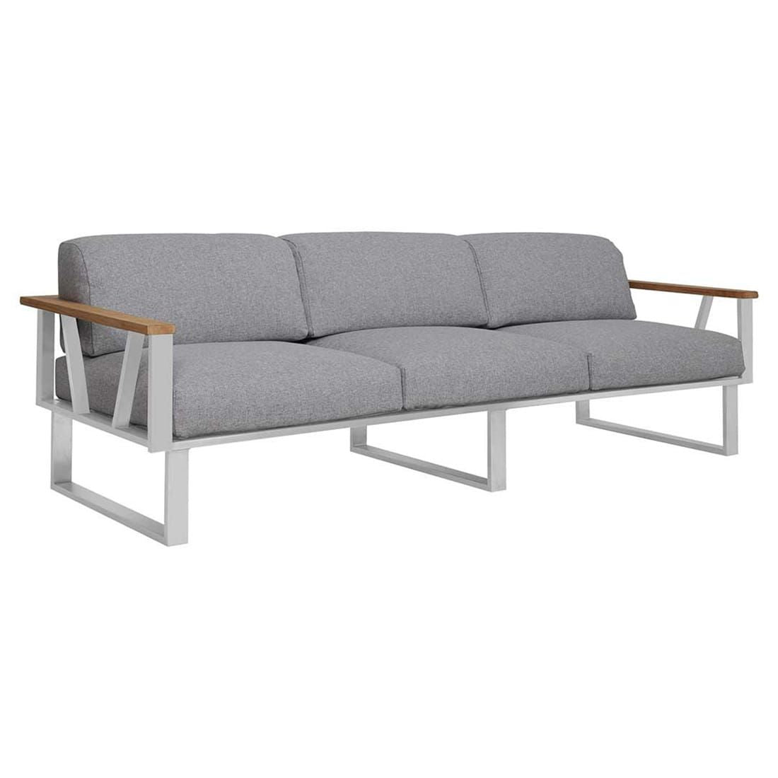 Detaljbilde av justerbart hodegjerde på Hjørnesofa ute Belvedere