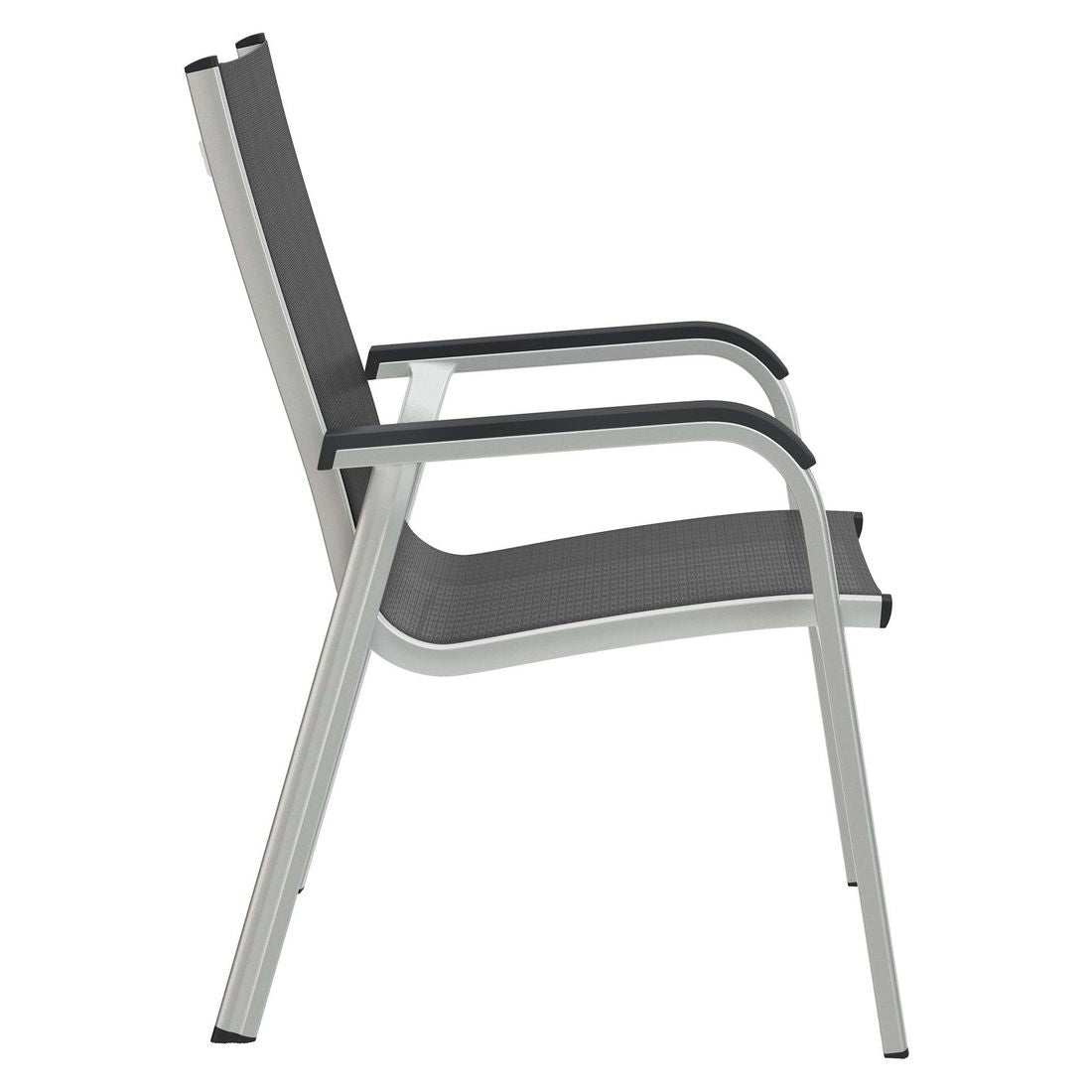 Stabelstol ute Basic Plus aluminium/textilen - Kettler