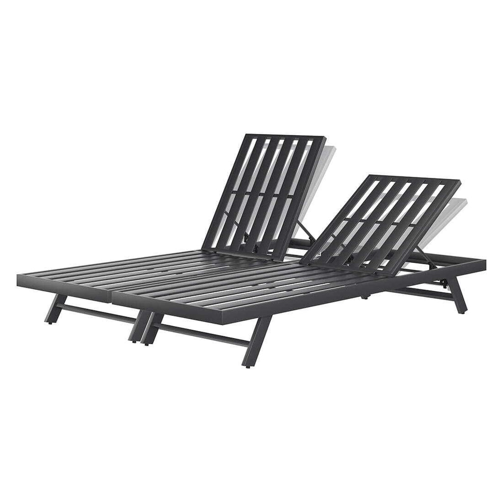 Dobbel solseng Atlanta aluminium/olefin 150x210 cm - OUTLIV.