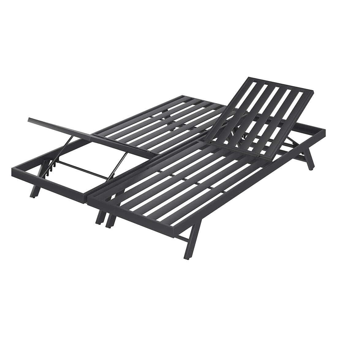 Dobbel solseng Atlanta aluminium/olefin 150x210 cm - OUTLIV.