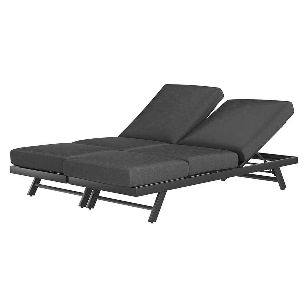 Dobbel solseng Atlanta aluminium/olefin 150x210 cm - OUTLIV detalj av stoff
