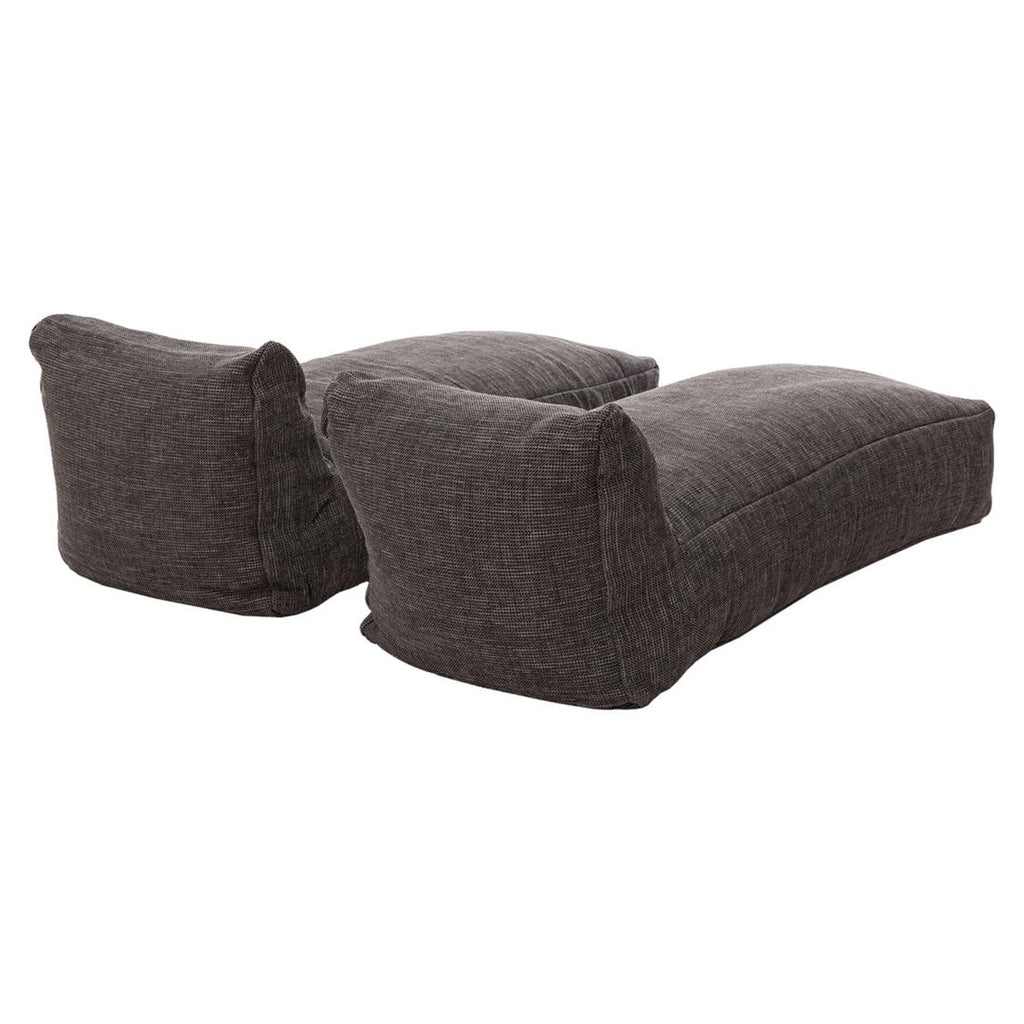 Dobbel solseng Dotty Cloud polypropylen 200x140 cm tekstur