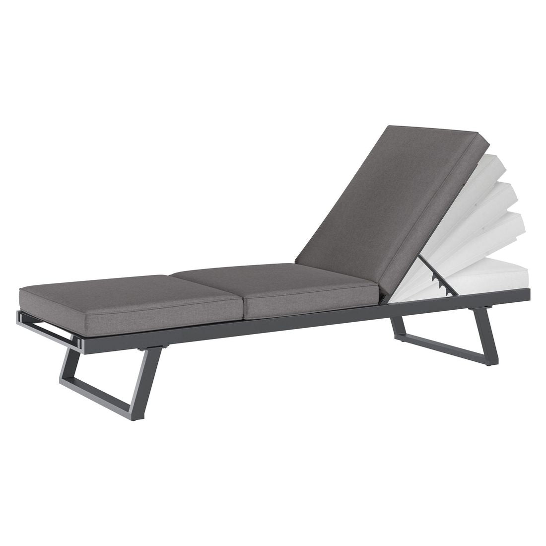 Dobbel solseng Lucca justerbar aluminium 148x200 cm - OUTLIV.