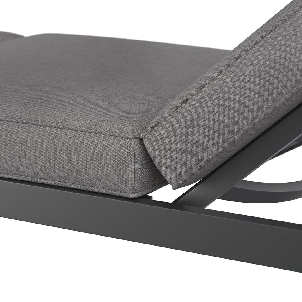 Dobbel solseng Lucca justerbar aluminium 148x200 cm - OUTLIV.