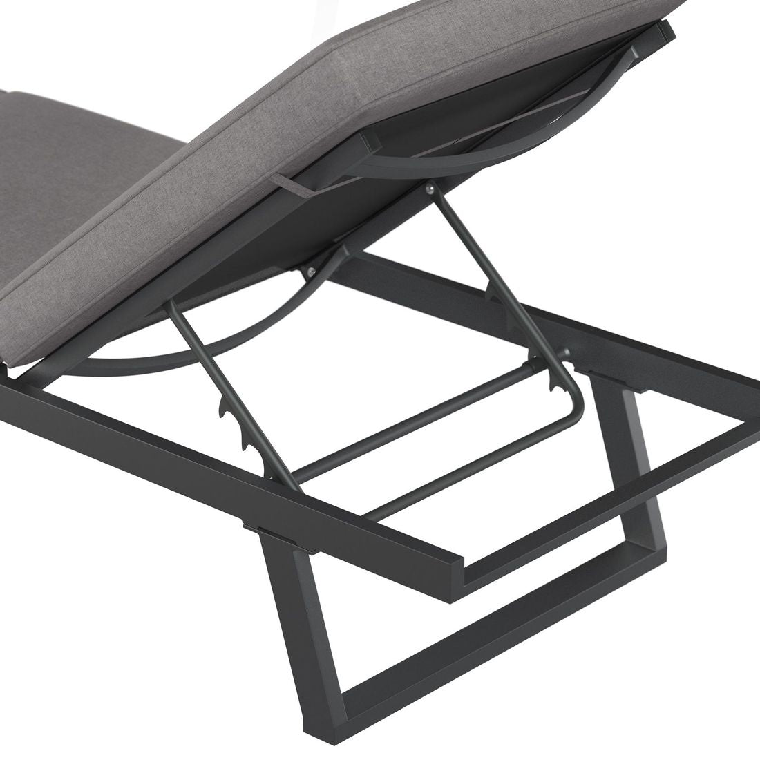 Dobbel solseng Lucca justerbar aluminium 148x200 cm - OUTLIV.