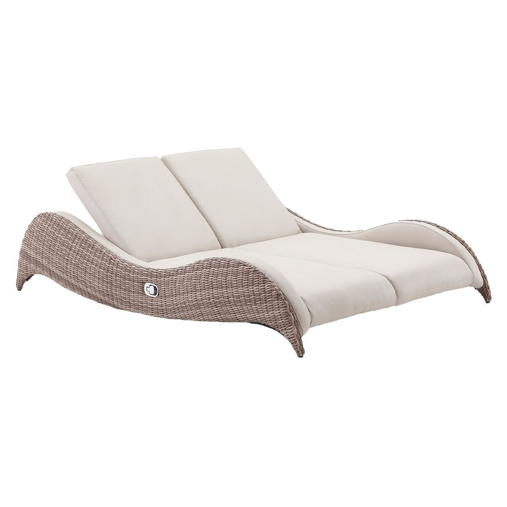 Dobbel solseng Luxor polyrotting aluminium bakside