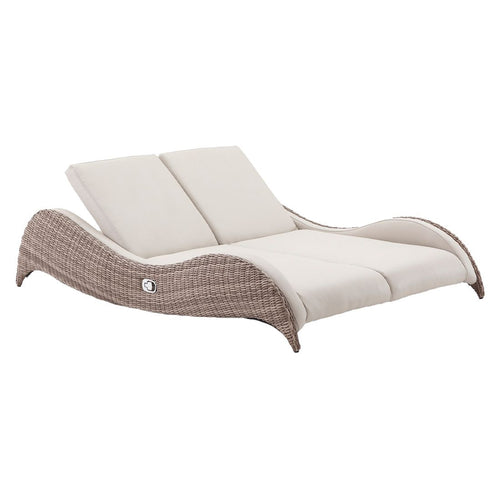 Dobbel solseng Luxor polyrotting aluminium bakside