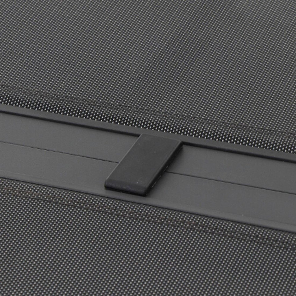 Dobbel solseng Rimini aluminium/textilen 131x200 cm med justerbar rygg