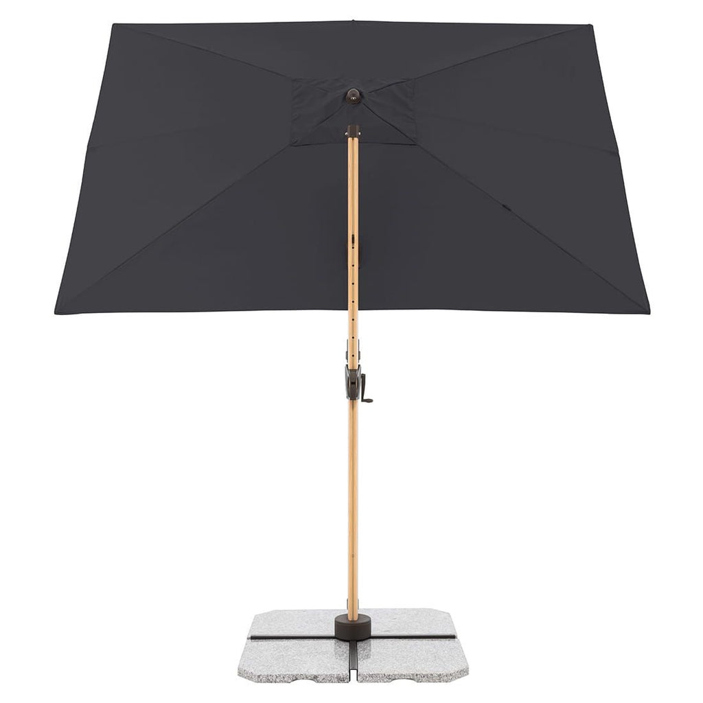 Fritthengende parasoll Alu-Wood Ultra 300x220cm aluminium - Doppler