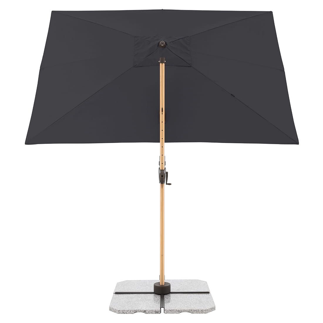 Fritthengende parasoll Alu-Wood Ultra 300x220cm aluminium - Doppler