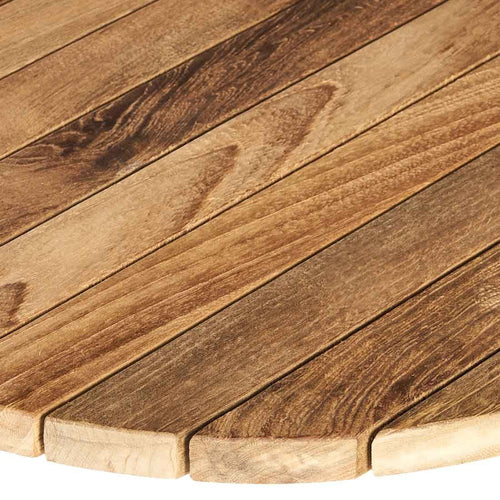 Dreieskive Lazy Susan teak resirkulert Ø55cm detalj