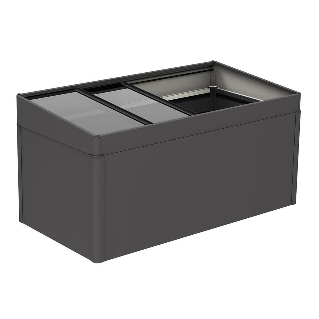 Drivhusaufsats for opphøyd bed 200x101 cm - Biohort detalj av ramme