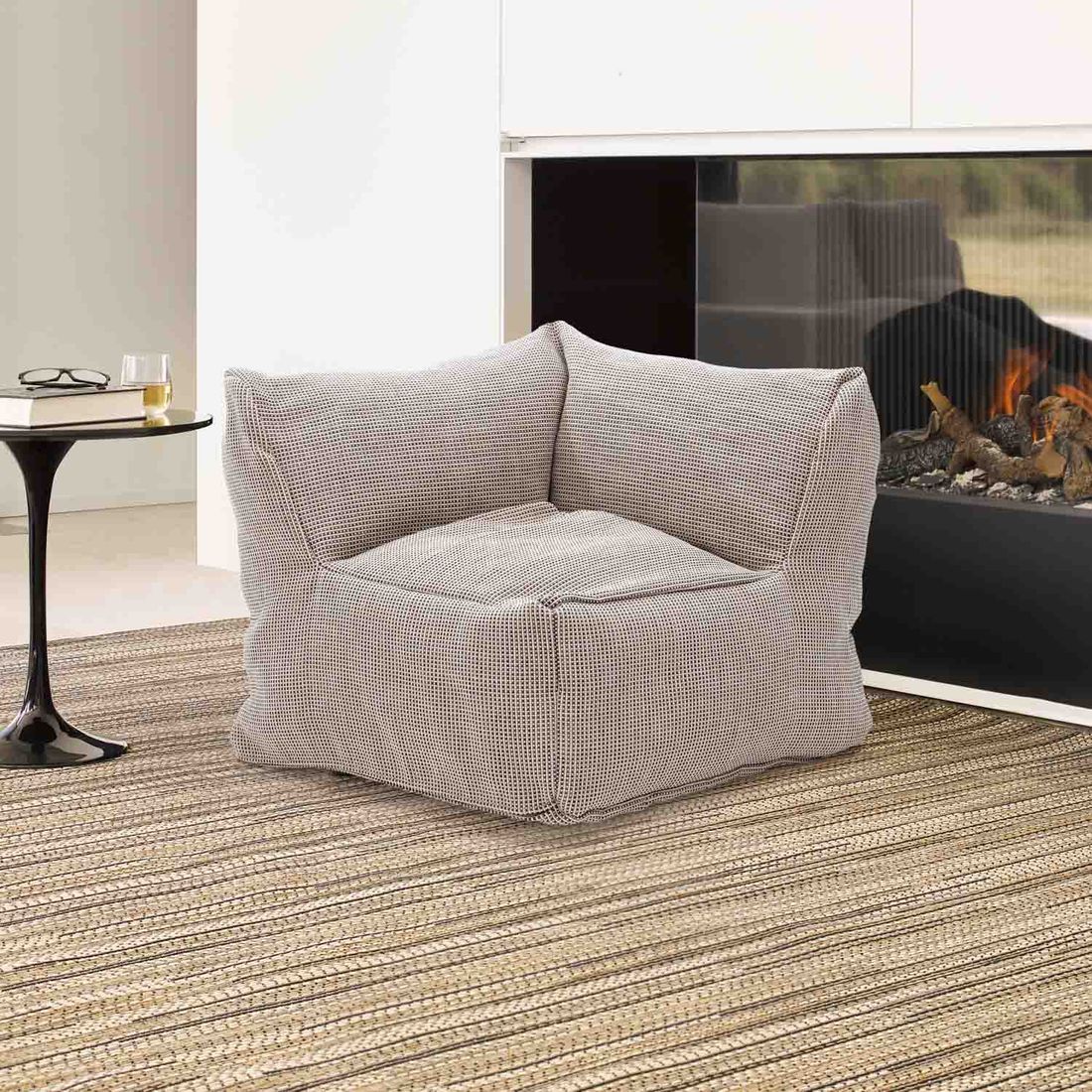 Endemodul Dotty Cloud polypropylen 75x75 cm beige bakside