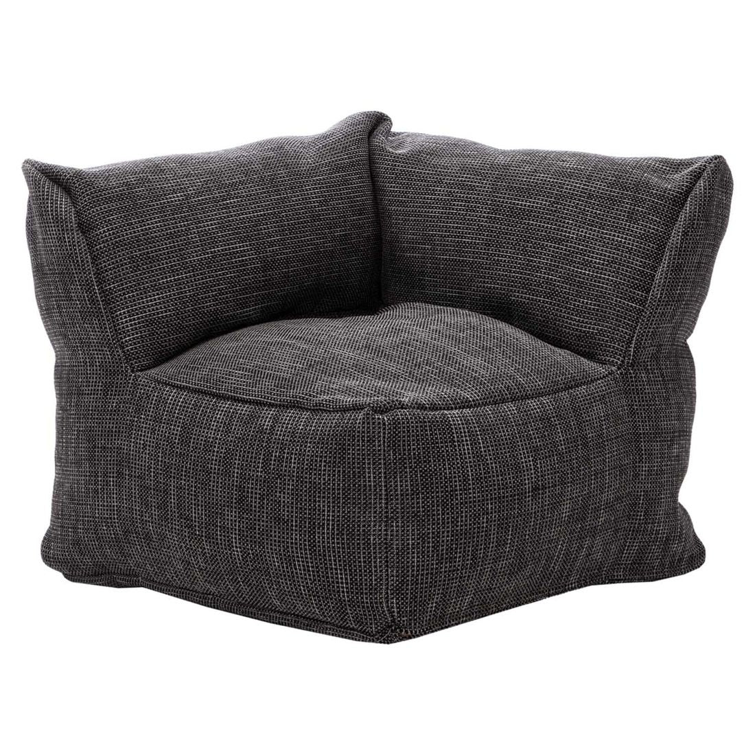 Endemodul Dotty polypropylen 75x75 cm antrasitt forfra