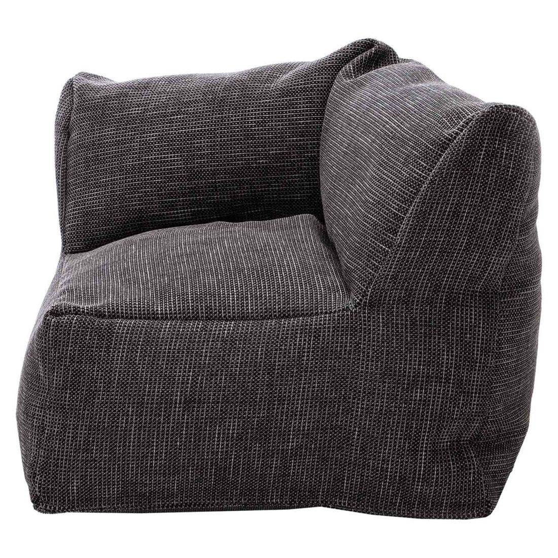 Endemodul Dotty polypropylen 75x75 cm antrasitt montert i hage