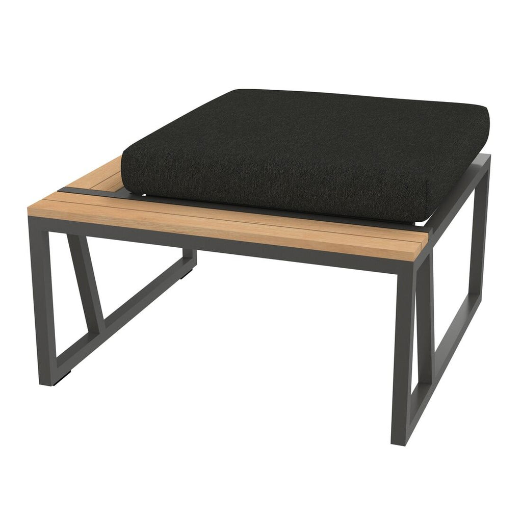Montert Endemodul Havanna aluminium 69x69 cm antrasitt i hage