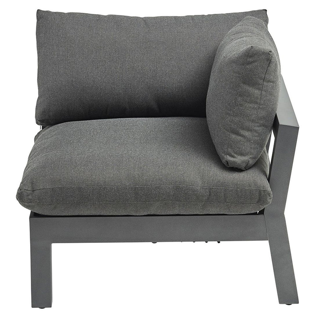Endemodul lounge Comfort aluminium 82x90 cm Kettler detalj av stoff