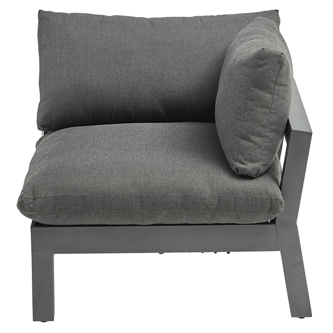 Endemodul lounge Comfort aluminium 82x90 cm Kettler detalj av stoff