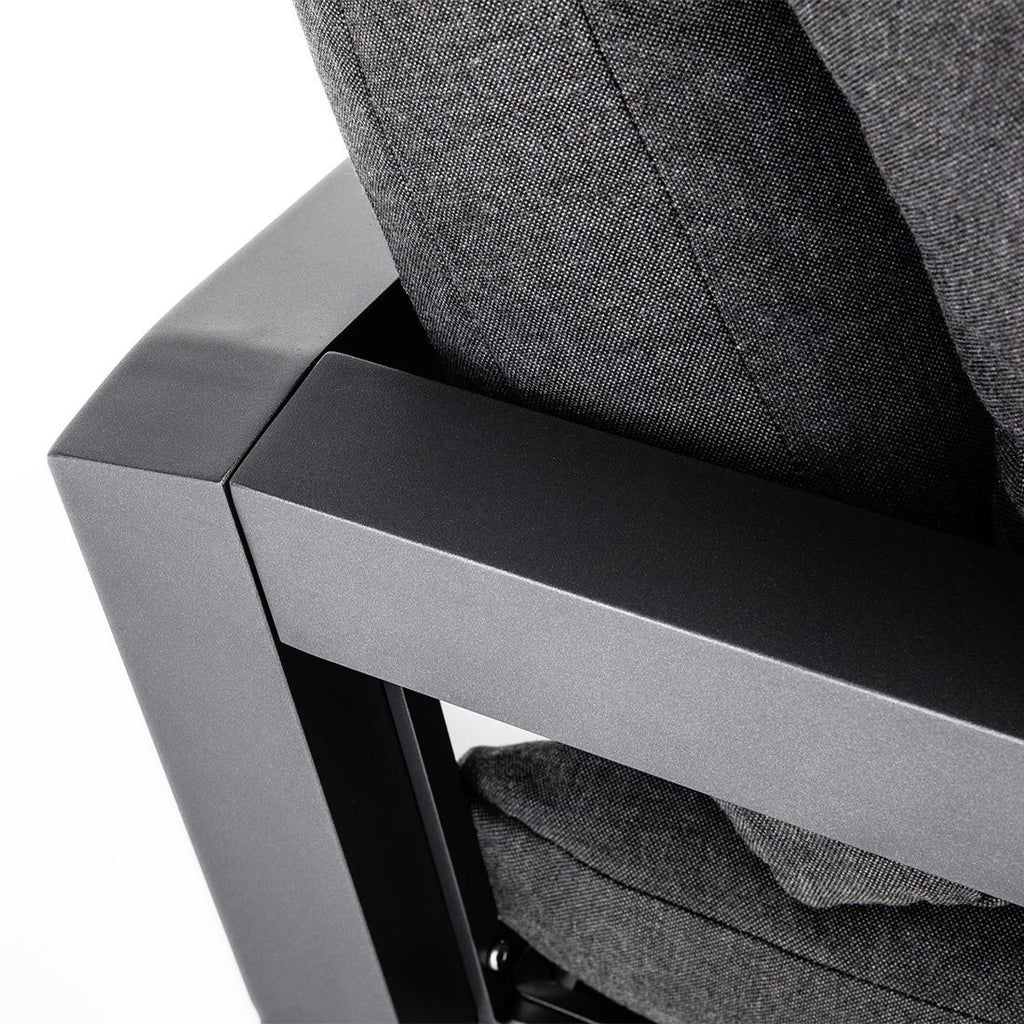 Endemodul lounge Comfort aluminium 82x90 cm Kettler med relaxfunksjon