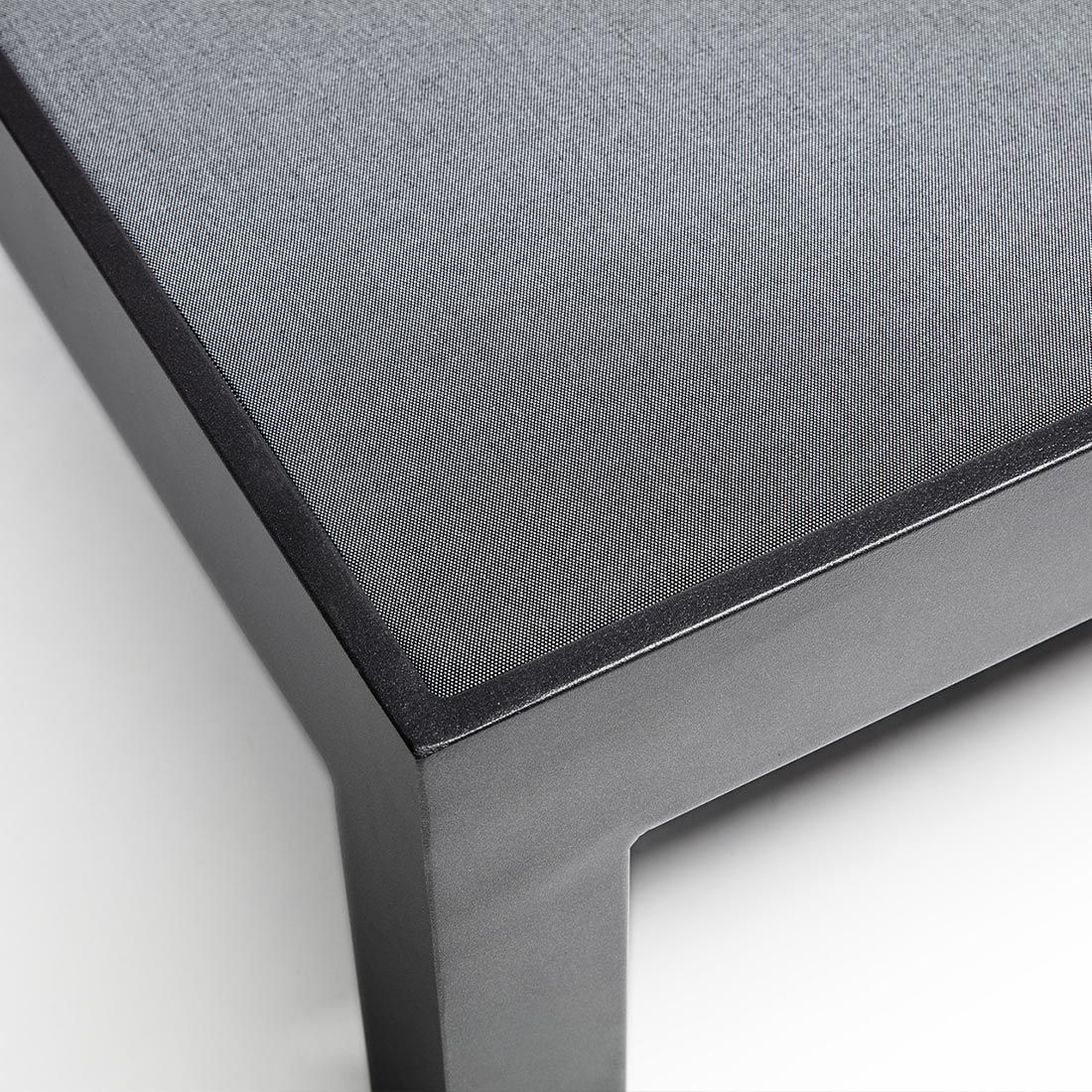 Endemodul lounge Comfort aluminium 82x90 cm Kettler stofftekstur