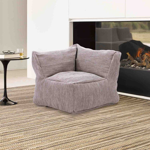 Endemodul lounge Dotty Cloud polypropylen 75x75 cm plomme bakside