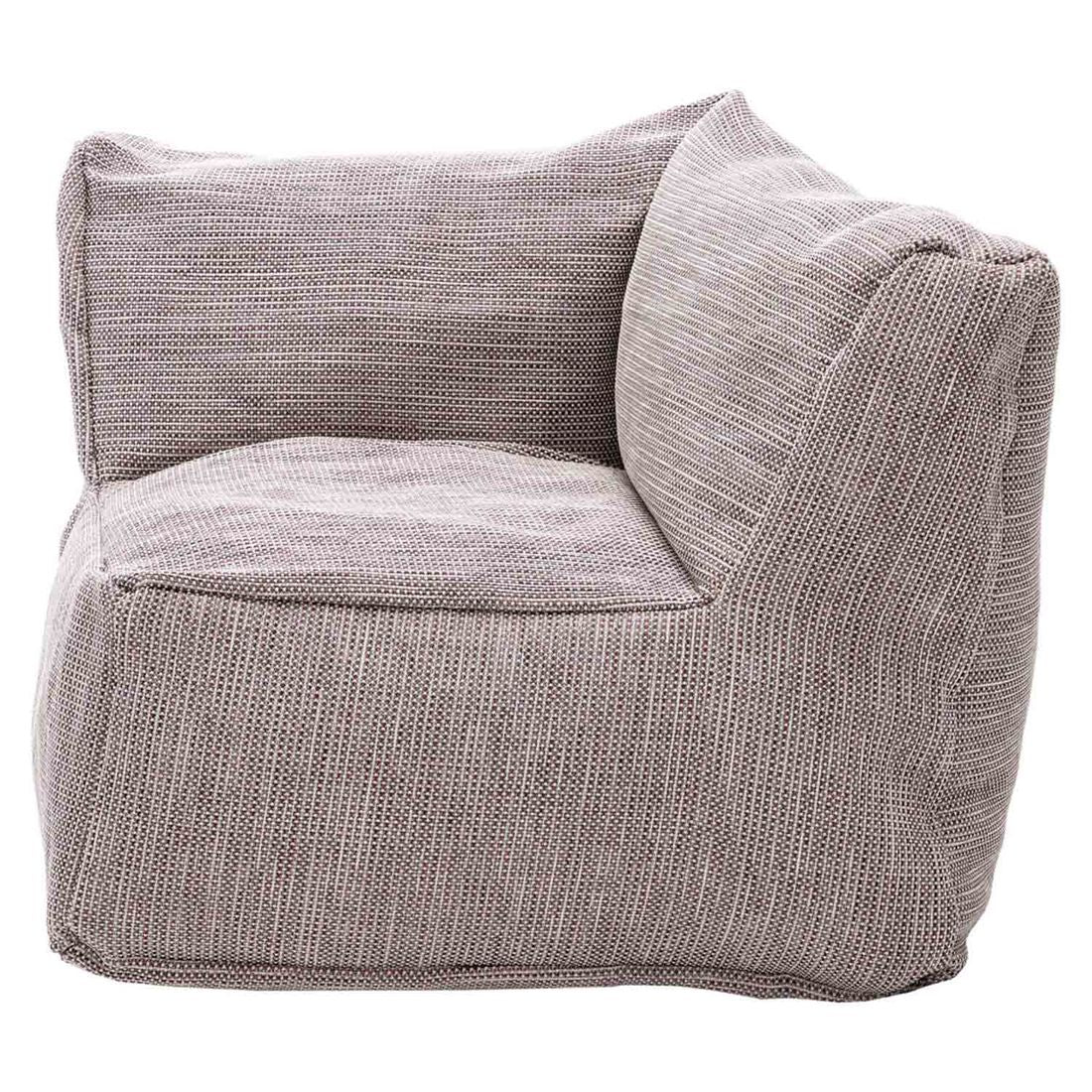 Montert Endemodul lounge Dotty Cloud polypropylen 75x75 cm plomme i hage
