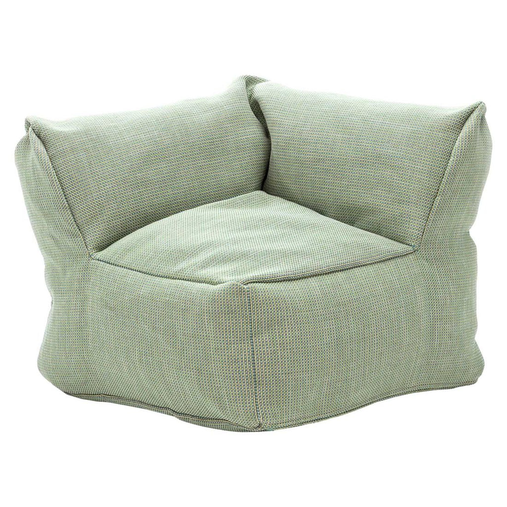 Endemodul lounge Dotty polypropylen 75x75 cm limegrønn forfra