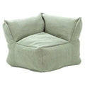 Endemodul lounge Dotty polypropylen 75x75 cm limegrønn forfra