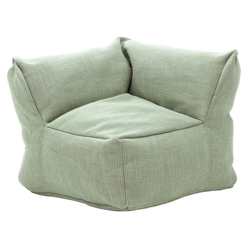 Endemodul lounge Dotty polypropylen 75x75 cm limegrønn forfra
