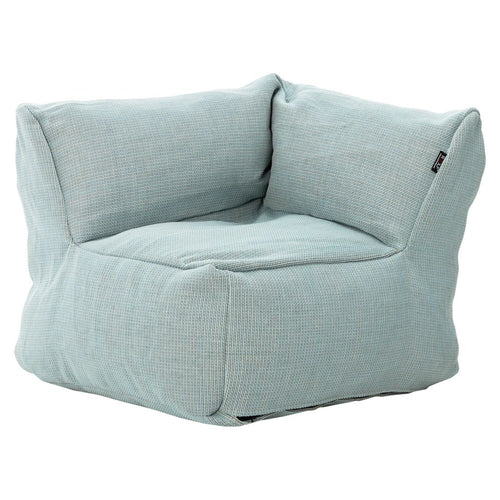 Endemodul lounge Dotty polypropylen 75x75 cm pastellblå bakside