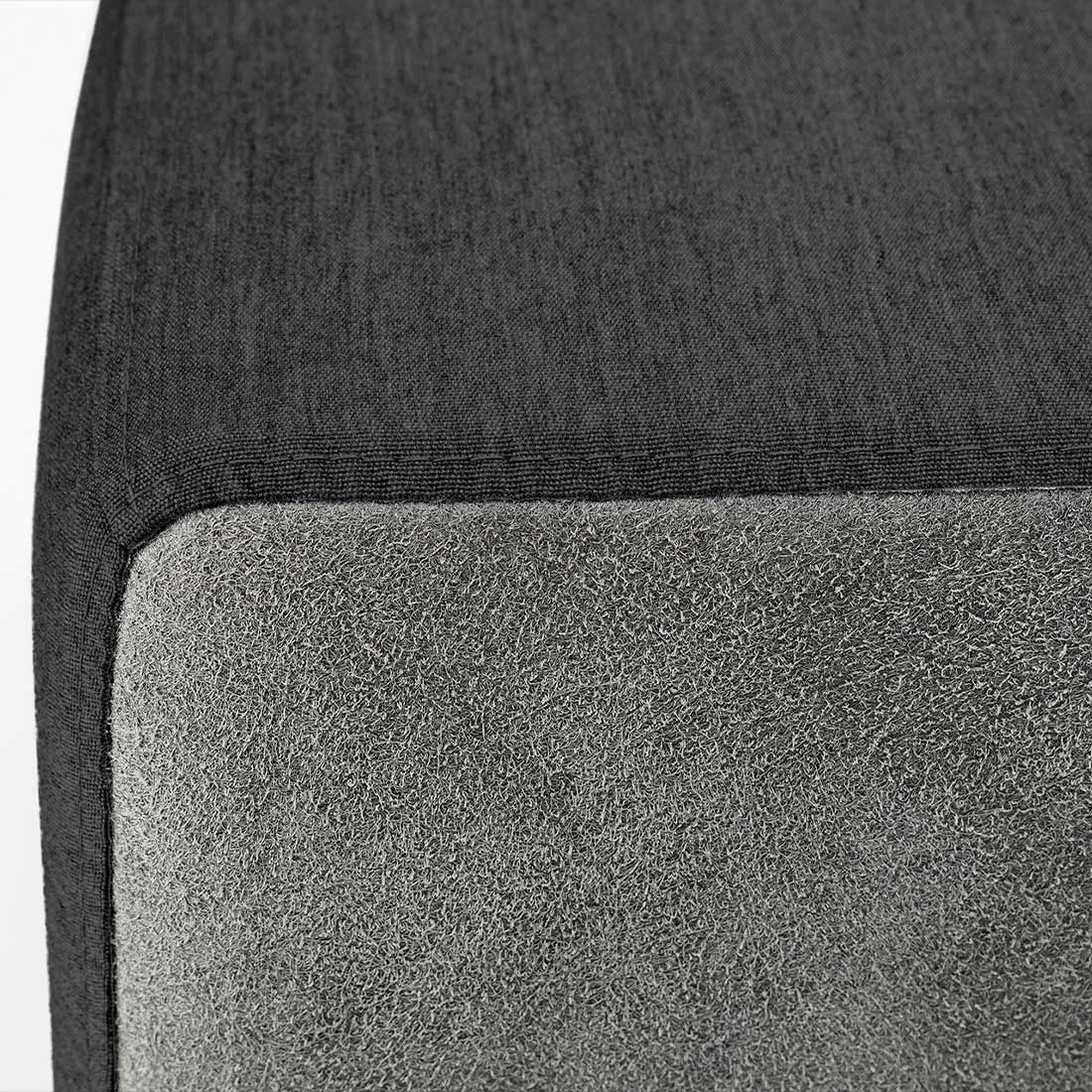 Nærbilde av aluminiumramme på Endemodul lounge Ego Modular aluminium/Sunbrella 96x92 cm