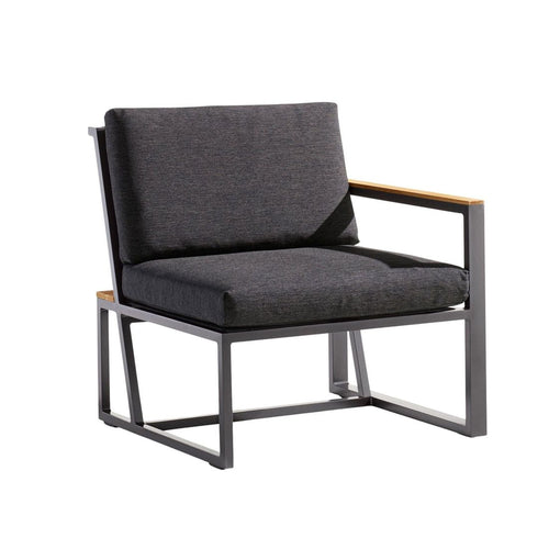 Endemodul lounge Havanna aluminium 77x73 cm - Sieger bakside