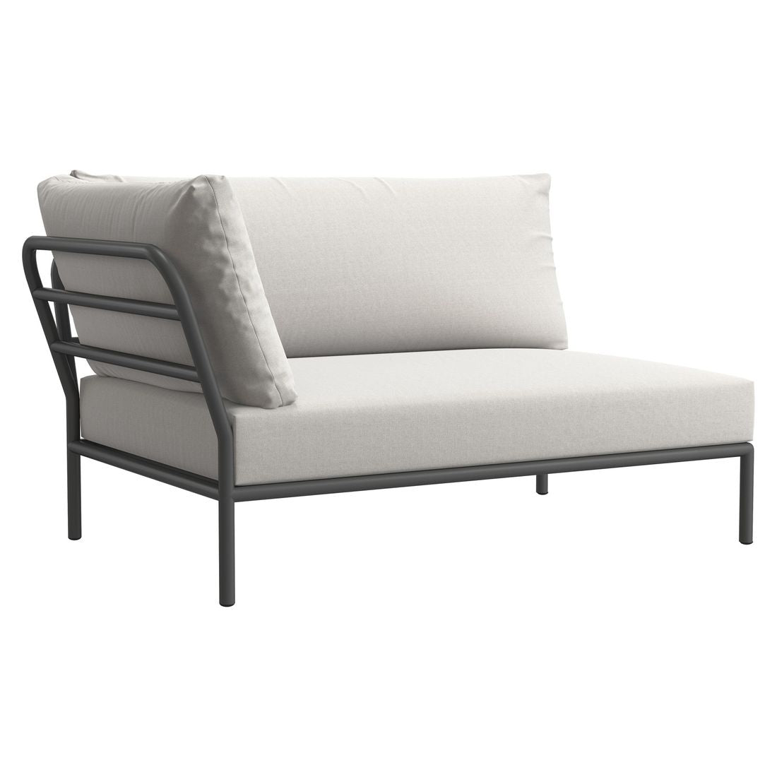 Detalj av Endemodul lounge Level 2 aluminium/Sunbrella 139x93 cm - Houe
